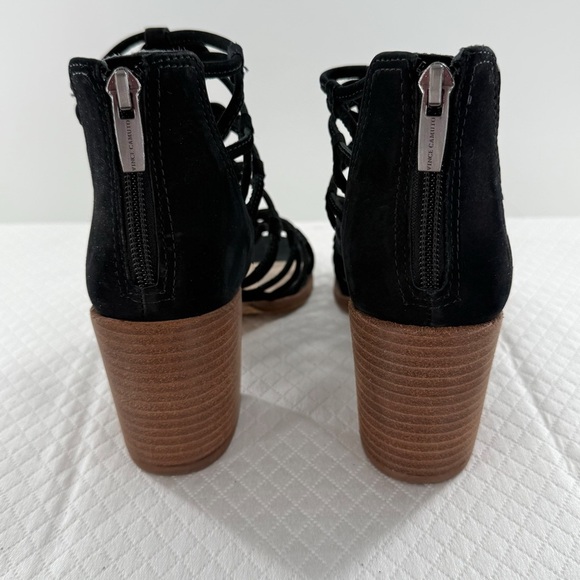 Vince Camuto Cage Karika Black Sandal with Block Heel size 7 women’s - Picture 4 of 16